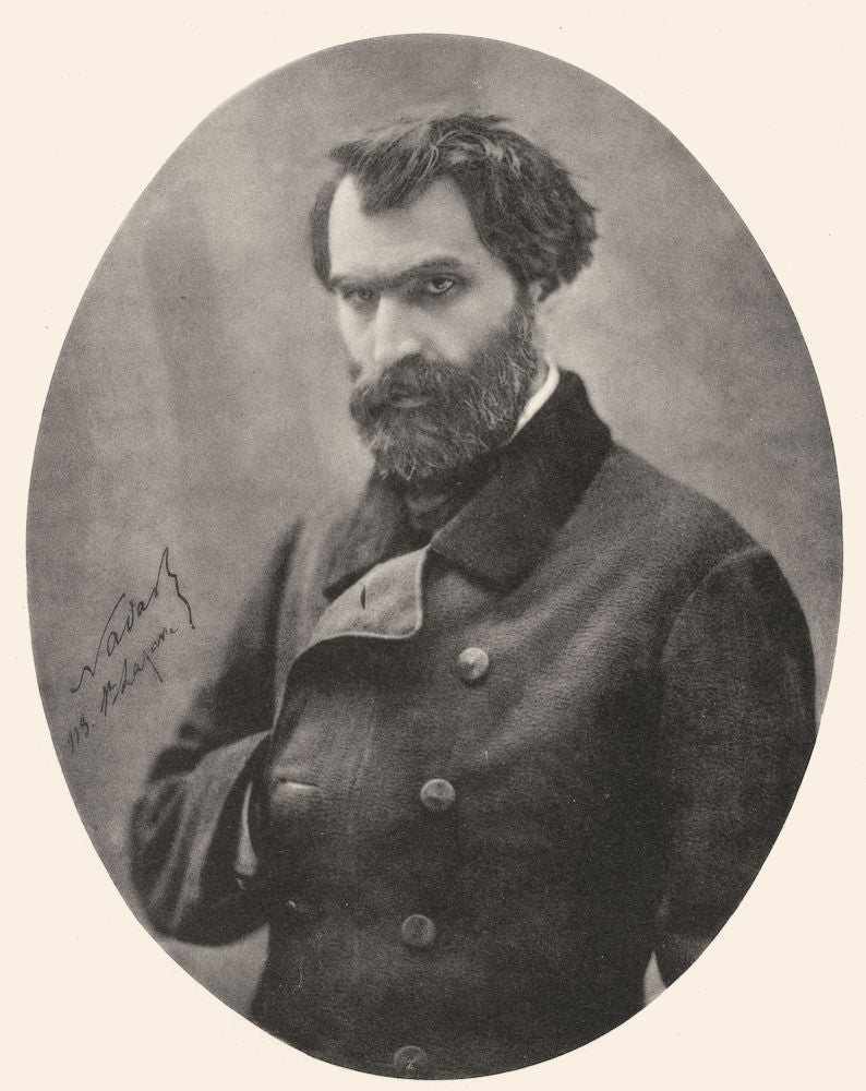 FRANCE. Portrait of  Eugène Pelletan, c.1860 1935 old vintage print picture